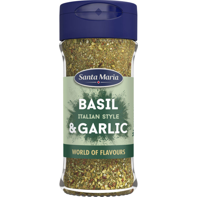 Een afbeelding van Santa Maria Basil garlic Italian style