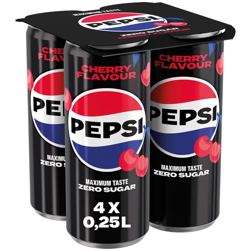 Zero sugar cherry 4-pack