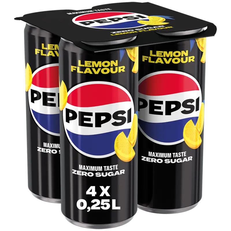 Zero sugar lemon 4-pack