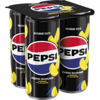 Een afbeelding van Pepsi Zero sugar lemon 4-pack
