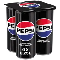 Pepsi Zero sugar 4-pack