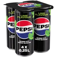 Pepsi Zero sugar lime 4-pack