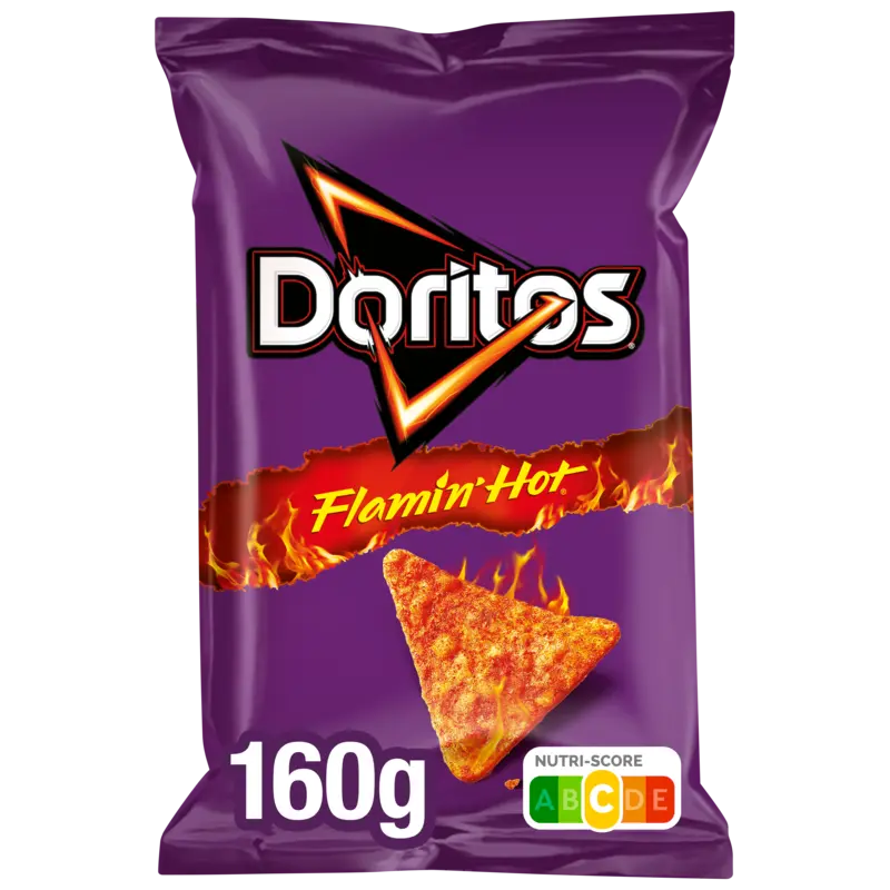 Doritos Tortilla chips flamin hot