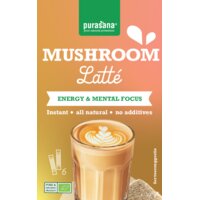 Een afbeelding van Purasana Mushroom latté oploskoffie