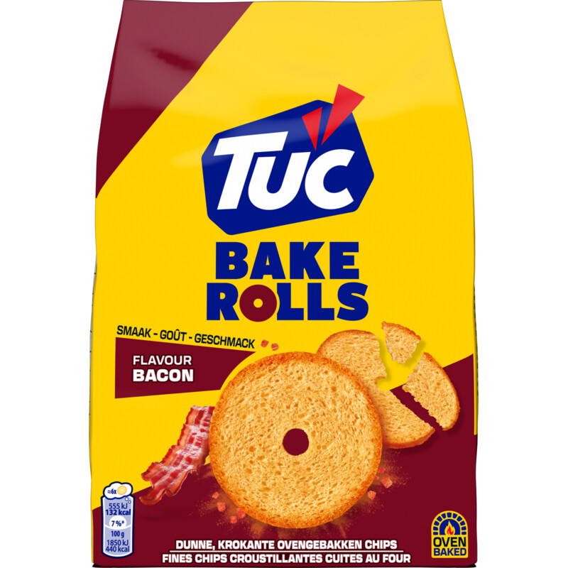Een afbeelding van Tuc Bake rolls bacon