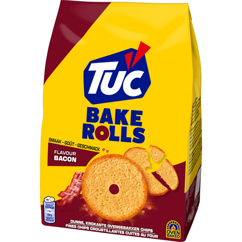 Een afbeelding van Tuc Bake rolls bacon