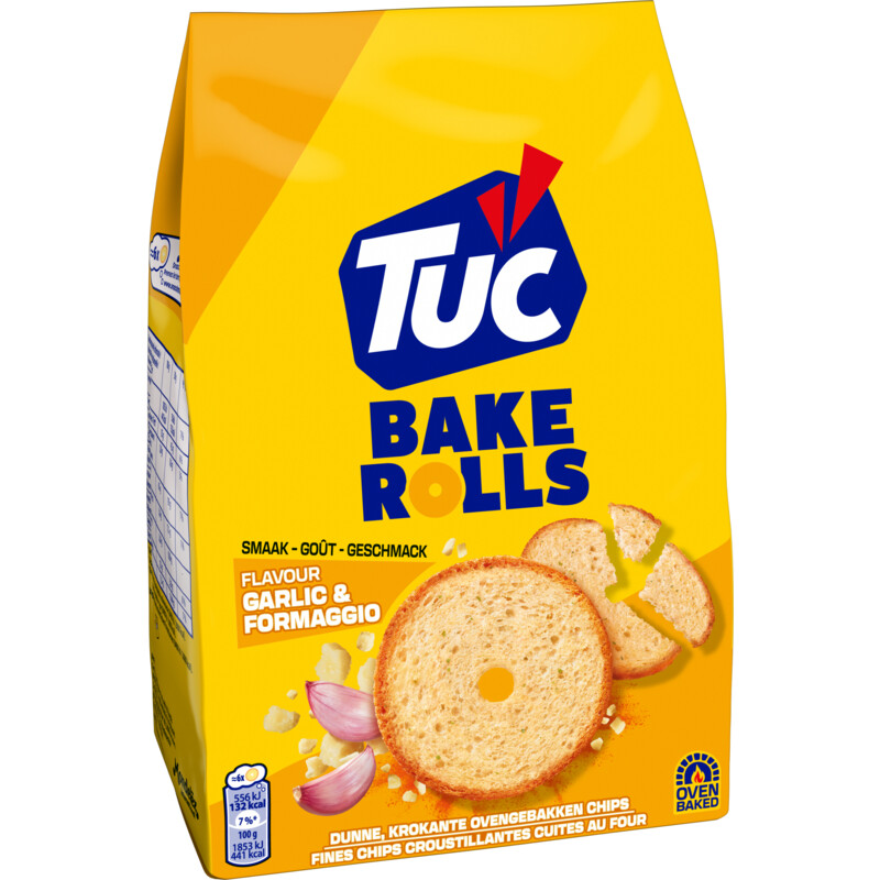 Een afbeelding van Tuc Bake rolls garlic & formaggio