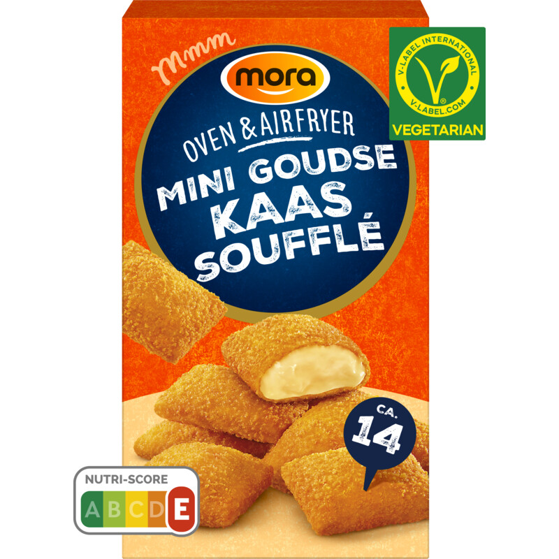Een afbeelding van Mora Oven & airfryer goudse mini kaassoufflés