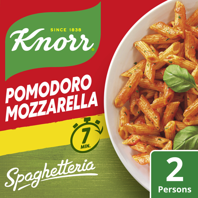 Een afbeelding van Knorr Spaghetteria pomodoro mozzarella