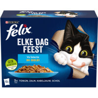 Een afbeelding van Felix Elke dag feest vis selectie in gelei
