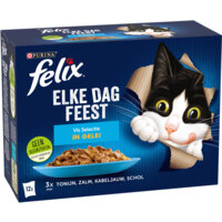 Een afbeelding van Felix Elke dag feest vis selectie in gelei