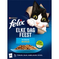 Een afbeelding van Felix Elke dag feest vis selectie in gelei