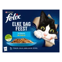 Felix Elke dag feest vis selectie in gelei