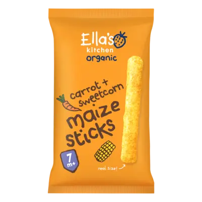 pdp-image-Ella's kitchen Maize sticks wortels + maïs 7m+ bio