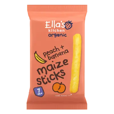 pdp-image-Ella's kitchen Maize sticks perzik + banaan 7m+ bio