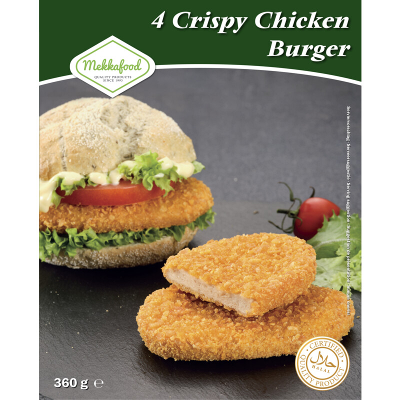 Een afbeelding van Mekkafood 4 crispy chicken burger