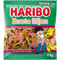 Een afbeelding van Haribo Zoute rijen