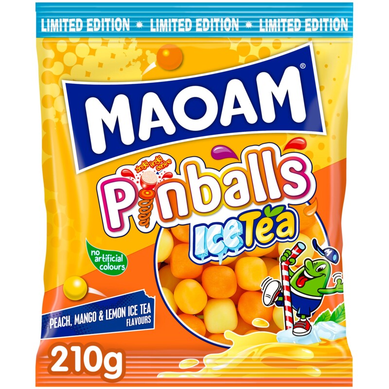 Een afbeelding van Maoam Pinballs ice tea