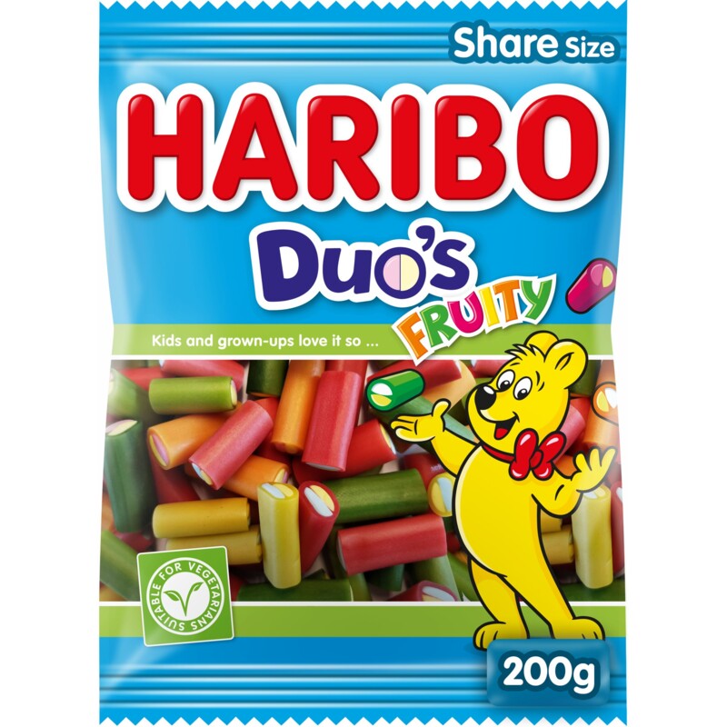 Een afbeelding van Haribo Duo's fruity
