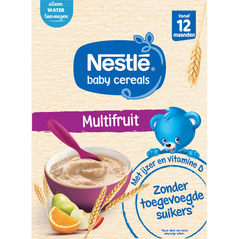 Een afbeelding van Nestlé Baby cereals multifruit 12m+