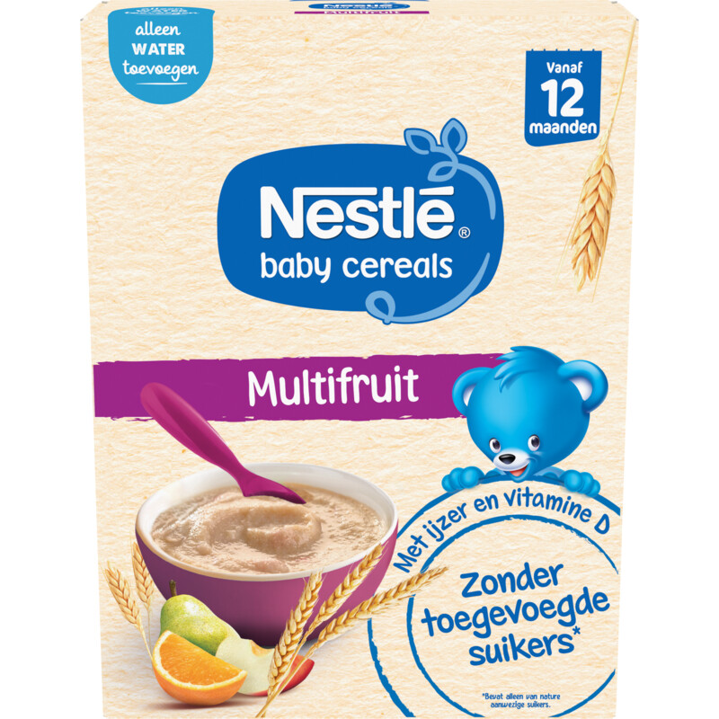 Een afbeelding van Nestlé Baby cereals multifruit 12m+