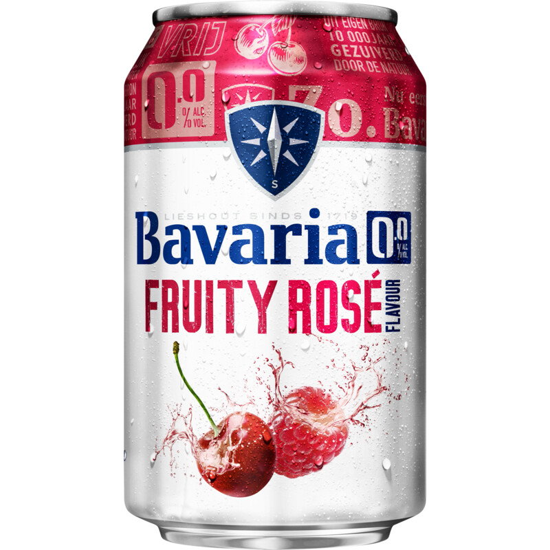Een afbeelding van Bavaria 0.0% Fruity rosé