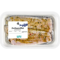 Een afbeelding van AH Zeebaarsfilet gemarineerd bel