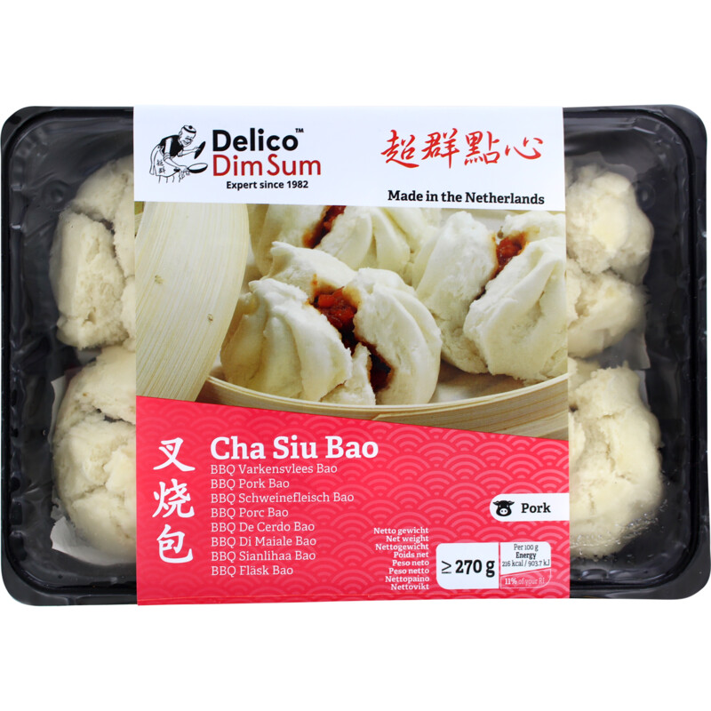 Een afbeelding van Delico Cha siu bao