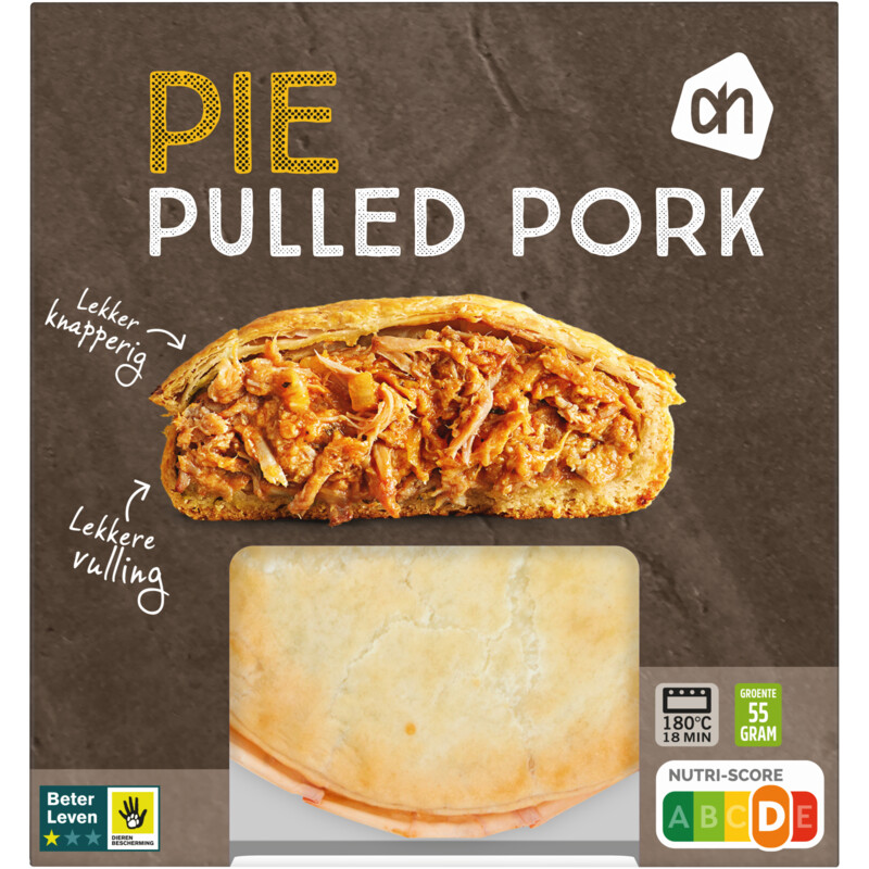 Een afbeelding van AH Pie pulled pork