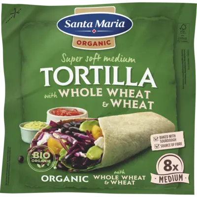 pdp-image-Santa Maria Tortilla wraps organic bio 8x medium