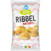 Een afbeelding van AH Biologisch Ribbelchips naturel