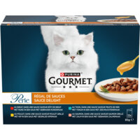 Een afbeelding van Gourmet Perle sauce delight rund kip tonijn zalm