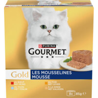 Een afbeelding van Gourmet Gold mousse tonijn lever kalkoen rund