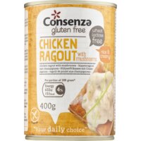 Een afbeelding van Consenza Kippenragout met champignons