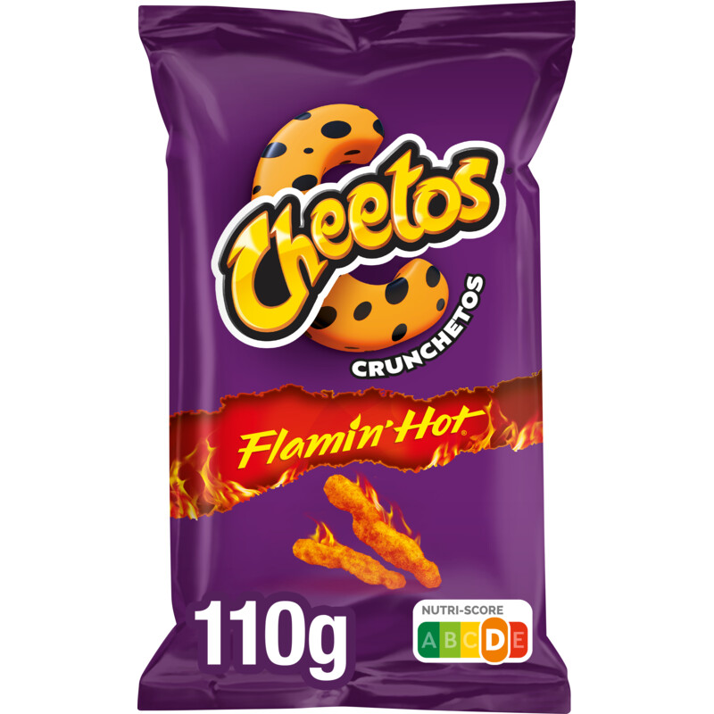 Een afbeelding van Cheetos Crunchetto's flamin hot