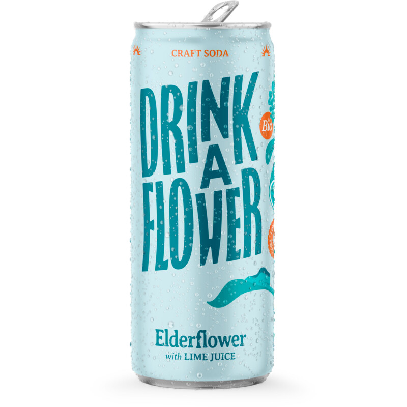 Een afbeelding van Drink a Flower Elderflower & lime