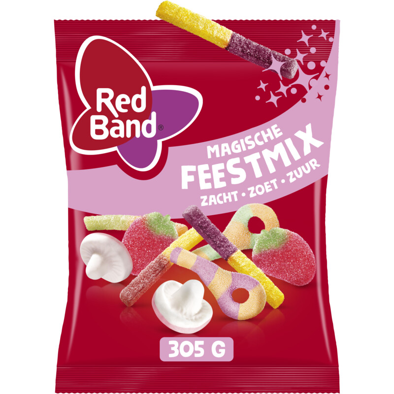 Een afbeelding van Red Band Magische feestmix zacht zoet zuur