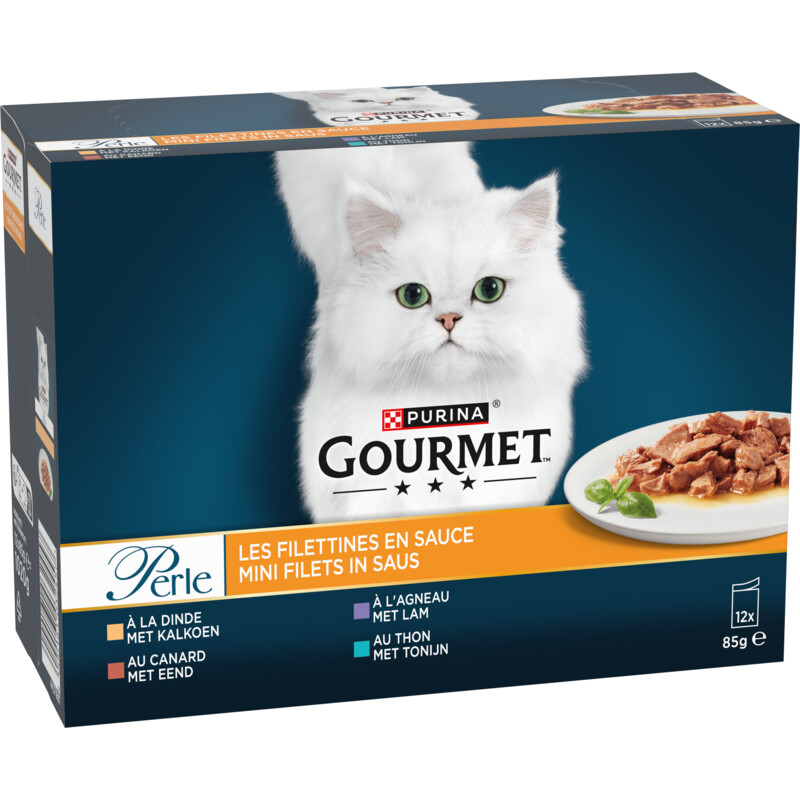 Een afbeelding van Gourmet Perle minifilets in saus eend tonijn lam