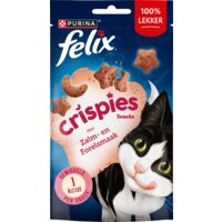 Een afbeelding van Felix Crispies zalm- & forelsmaak kattensnack
