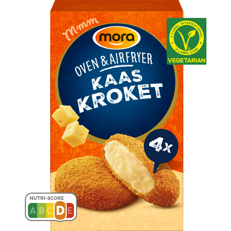 Een afbeelding van Mora Oven & airfryer kaas kroketten bel