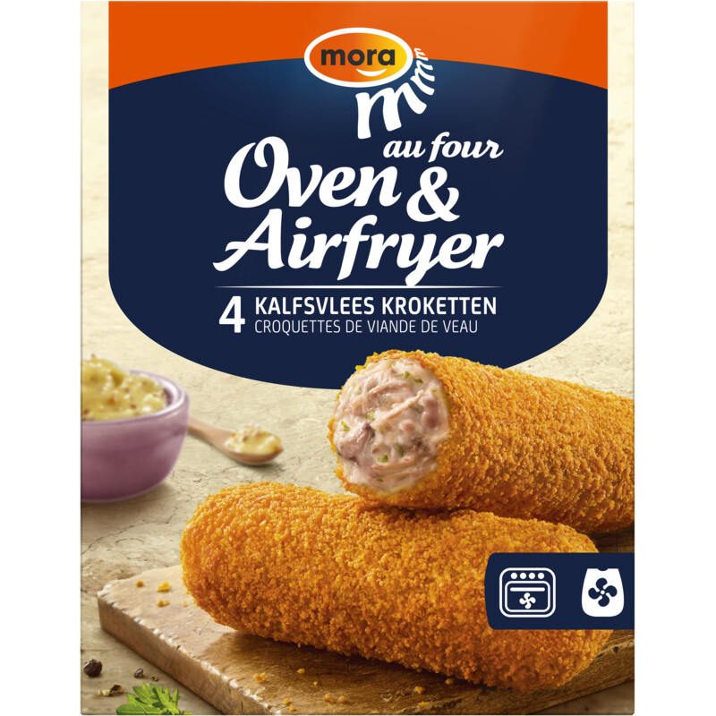Een afbeelding van Mora Oven & airfryer kalfsvlees kroketten