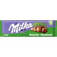 Een afbeelding van Milka Mmmax melkchocolade hele hazelnoten