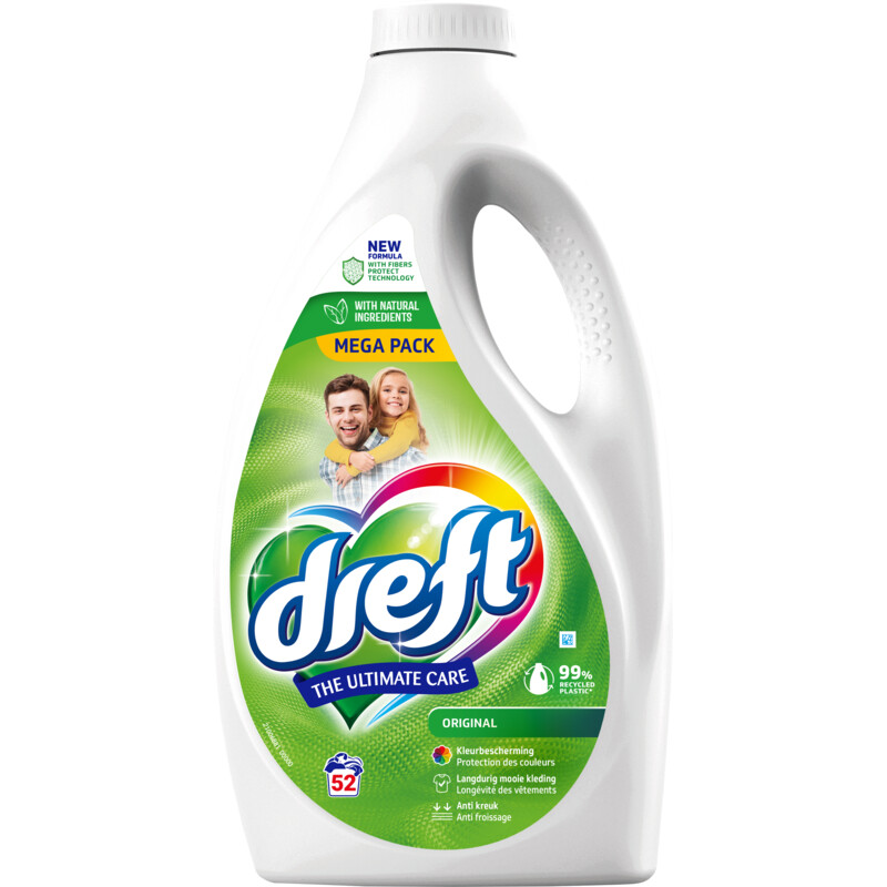 Een afbeelding van Dreft Vloeibaar wasmiddel original bel