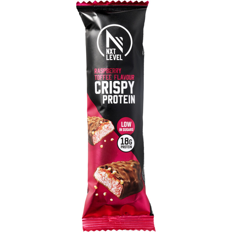 NXT Level Raspberry toffee crispy protein bar reserveren | Albert Heijn