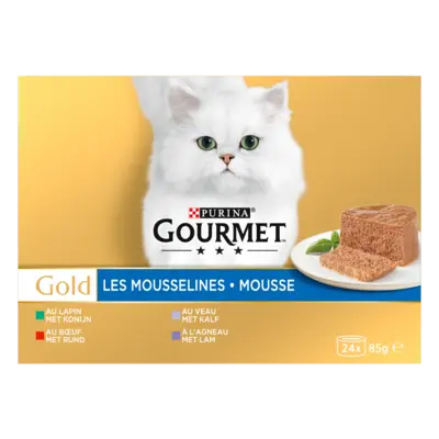 pdp-image-Gourmet Gold mousse met konijn rund kalf lam