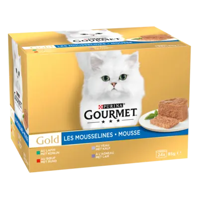 pdp-image-Gourmet Gold mousse met konijn rund kalf lam
