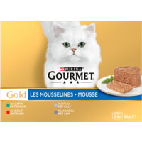 Gourmet Gold mousse met konijn rund kalf lam