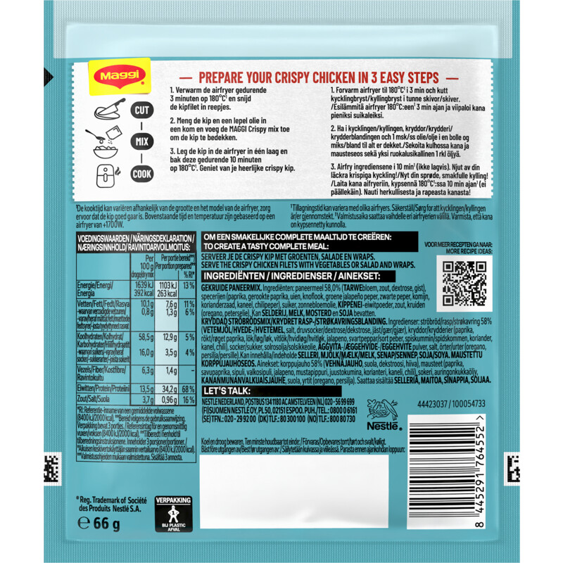 Een afbeelding van Maggi Airfryer crispy texmex