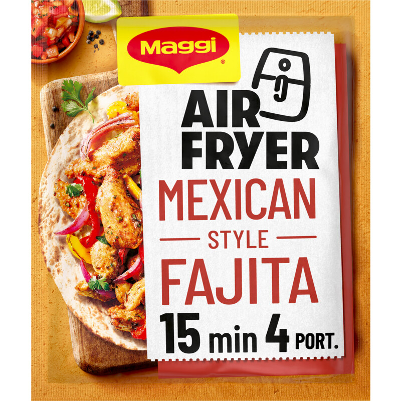 Een afbeelding van Maggi Airfryer wrap fajita