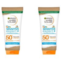 Een afbeelding van Ambre Solaire Kids sensitive zonnemelk spf50+ 2-pack
